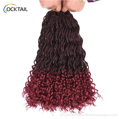 curly end senegalese twist african braid hair styles equal jamaican twist braid, 20 inches body wave crochet braid hair twist